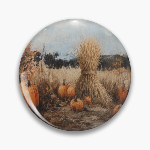 Item preview, Fall Field Oil Painting designed and sold by RedeemedAbstrct.