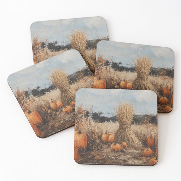 Item preview, Fall Field Oil Painting designed and sold by RedeemedAbstrct.