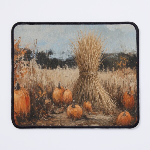 Item preview, Fall Field Oil Painting designed and sold by RedeemedAbstrct.