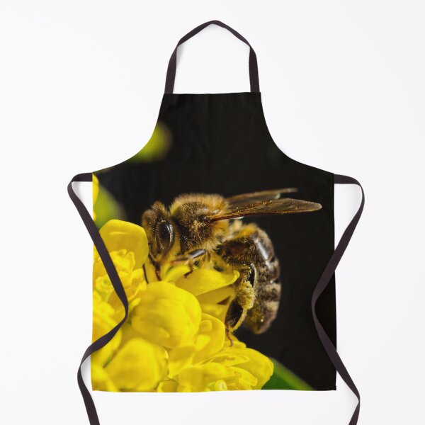 Item preview, Macro Honey Bee Yellow Spring Flower designed and sold by GraffiTimi.