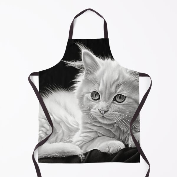 Item preview, White Kitten on Black Velvet designed and sold by djovan.