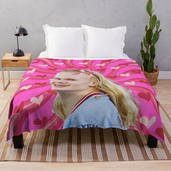 Item preview, Cute Pink Haaland w Long Hair designed and sold by SuchWowDesign.