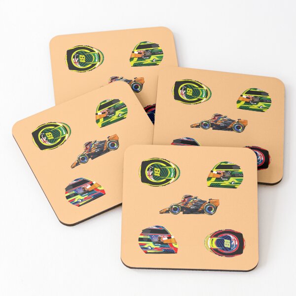 Item preview, Copy of Oscar Piastri  australia GP Mclaren Formula 1 racing  2025 sticker for F1 fans designed and sold by Pink Polar F1.