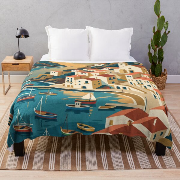 Item preview, Cadaqués Spain Vintage Travel Poster designed and sold by Bomax121.