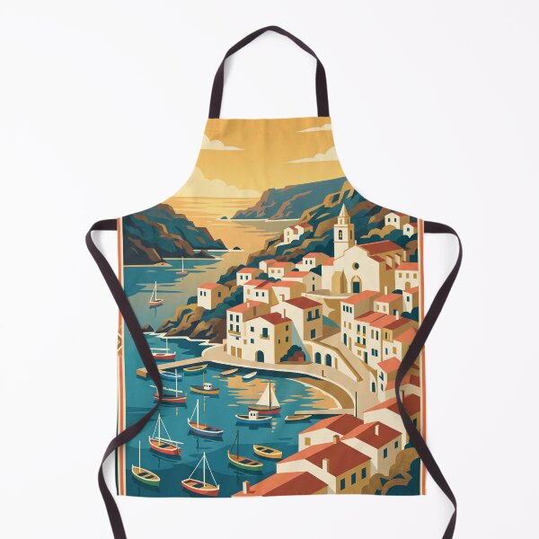 Item preview, Cadaqués Spain Vintage Travel Poster designed and sold by Bomax121.
