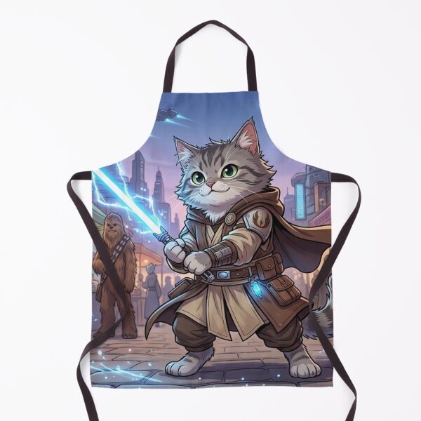 Item preview, A Jedi cat in the square. designed and sold by NithskeBR.