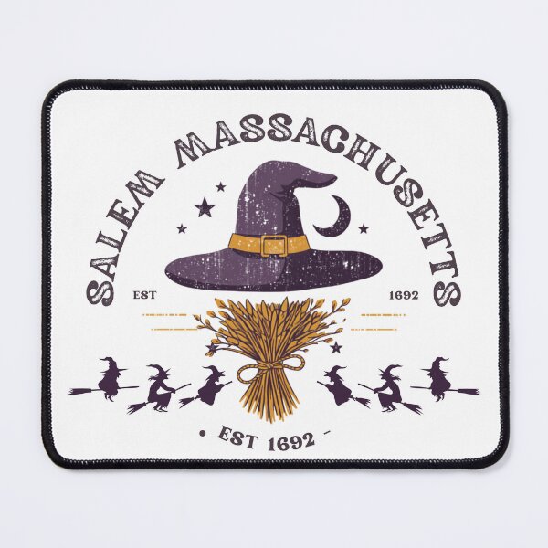 Item preview, Salem Massachusetts Witch Retro Badge designed and sold by HappyDoodle11.