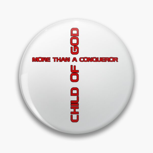 Item preview, More Than A Conqueror - Child Of God | Cross Typography designed and sold by Bezuiden.