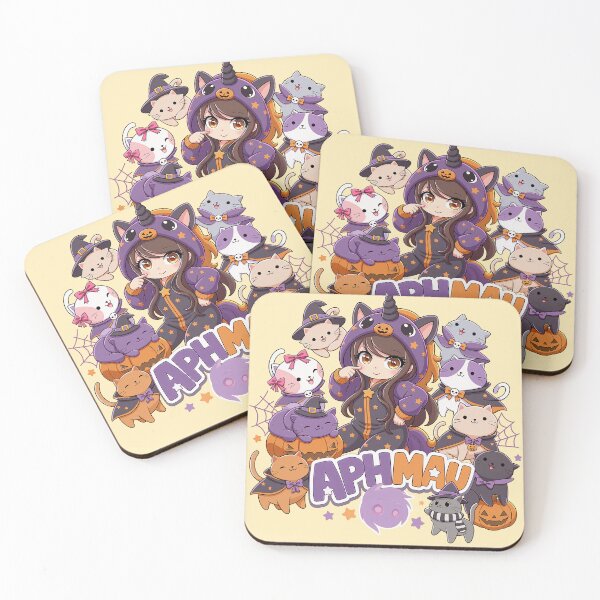 Aperçu de l'œuvre Aphmau licorne et chats art kawaii d'Halloween créée et vendue par Infdesigner.