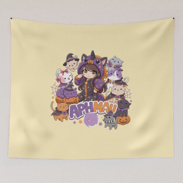 Item preview, Aphmau unicorn and cats Halloween kawaii art designed and sold by Infdesigner.