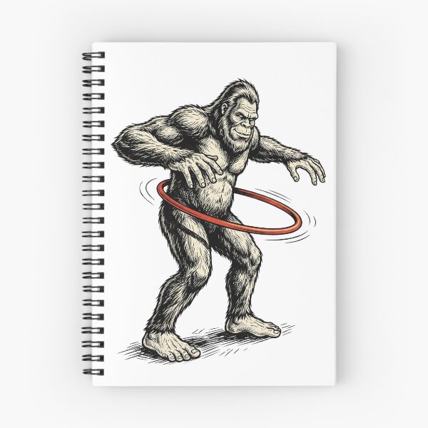 Item preview, Bigfoot Hula Hoop Fun designed and sold by Tiffany Roy.