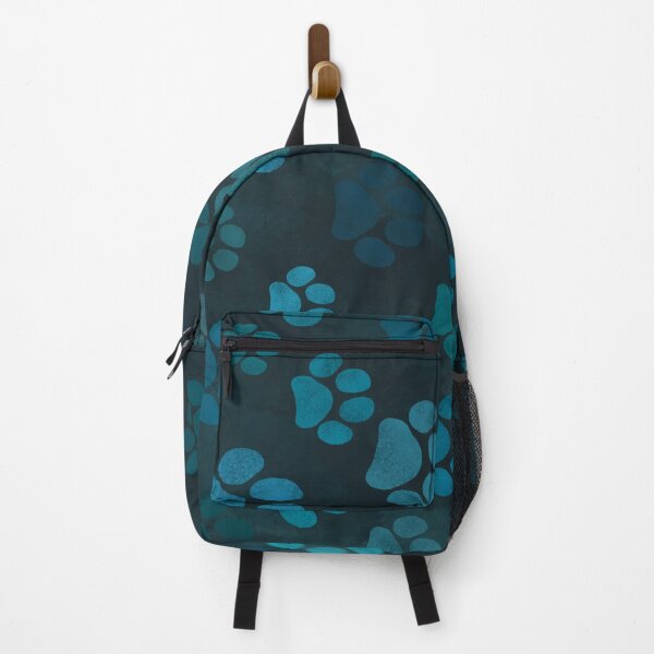 Item preview, Dark Cyan and Light blue Paw Prints designed and sold by TedraOrtega.
