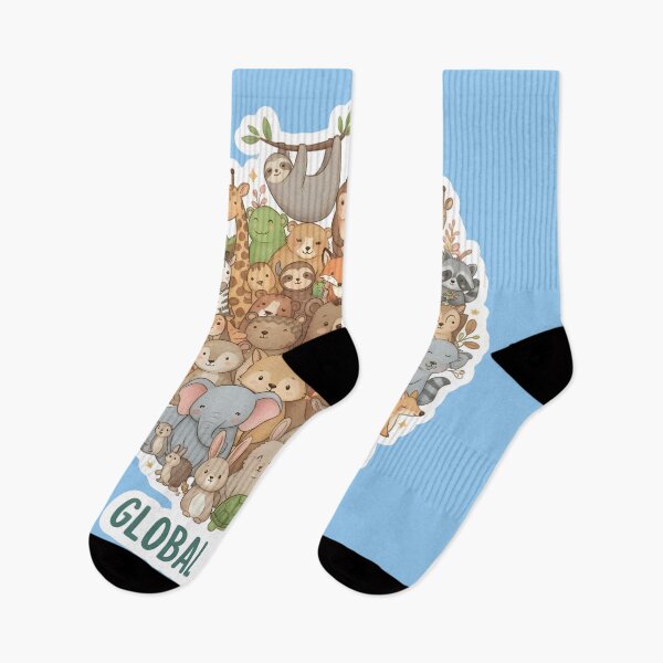 Item preview, Cute Global Animal Friends Cartoon Design designed and sold by Ekracreatives.