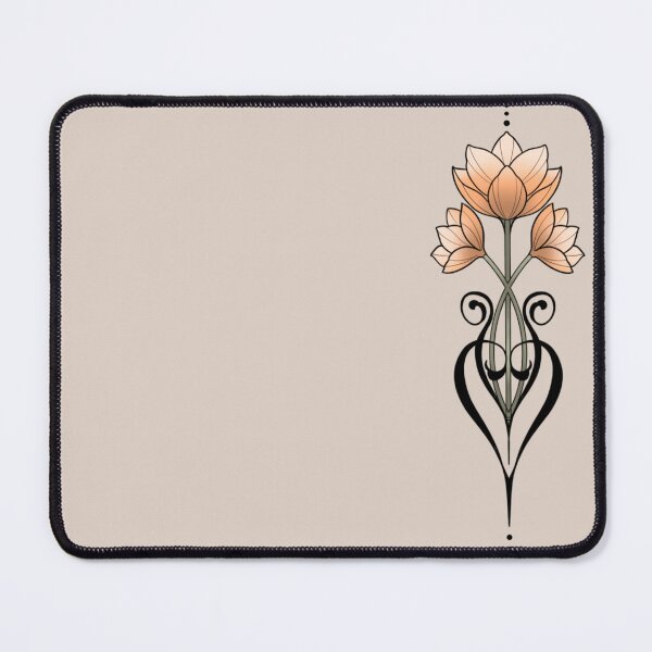 Item preview, Golden Lotus ornament art designed and sold by Charmedstuff.
