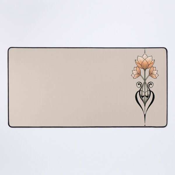 Item preview, Golden Lotus ornament art designed and sold by Charmedstuff.