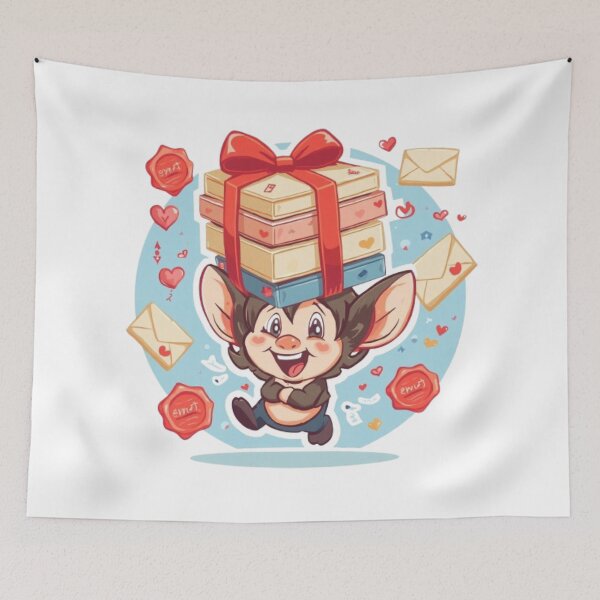 Item preview, Mail Gremlin Sticker | Cute Happy Mail Monster Stationery Design designed and sold by Stylestickers55.