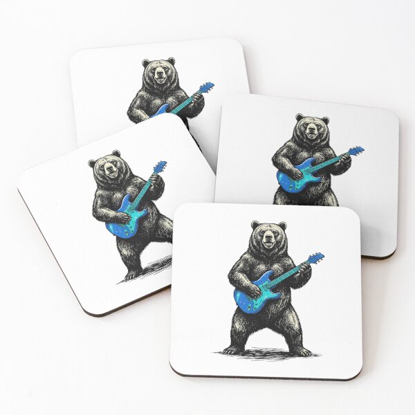Item preview, Rock Guitar Bear designed and sold by Roy & Tiffany.