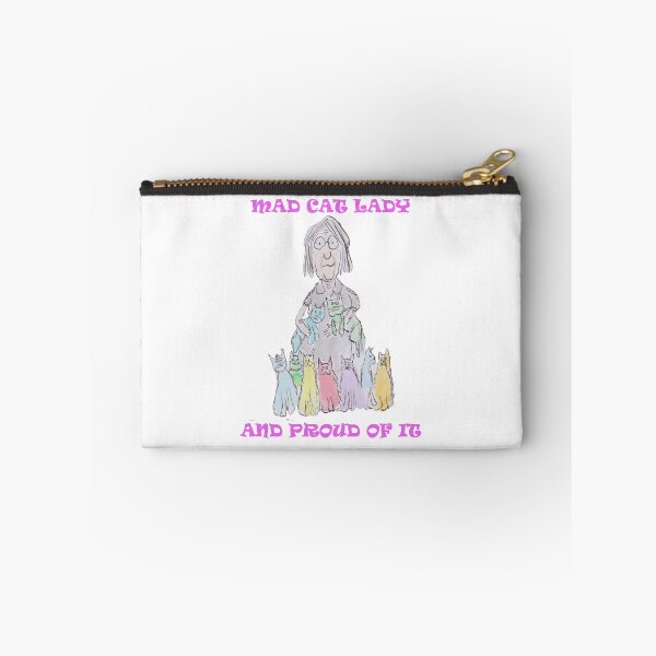 Item preview, Mad cat lady and proud of it designed and sold by Inky Fingers Illustrations.