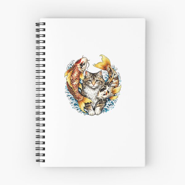 Item preview, koi cat colored designed and sold by kibik.