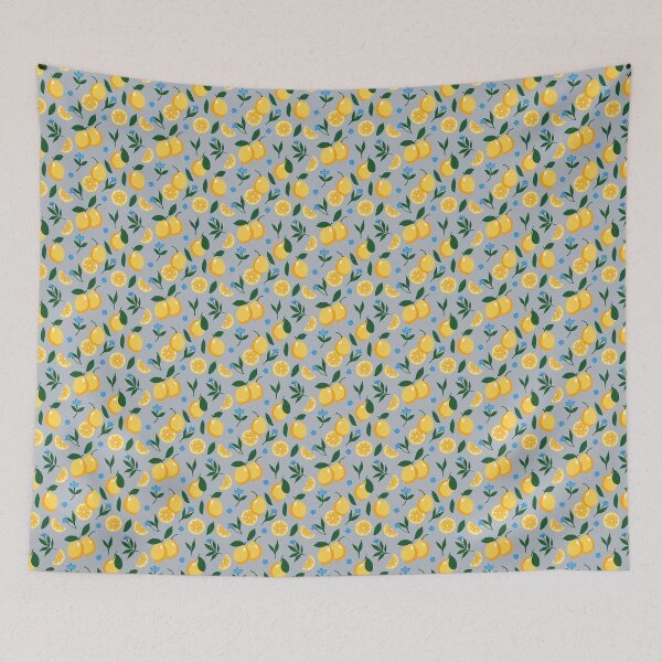 Item preview, Cute Seamless Lemon Citrus Fruit Pattern Background designed and sold by Onulodesign.