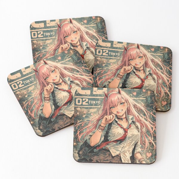 Item preview, Pink Horned School Girl Smile designed and sold by InspireArtI.
