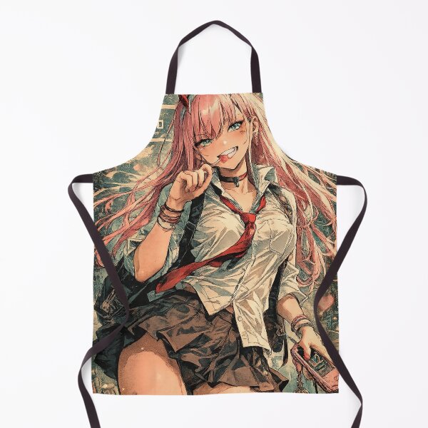 Item preview, Pink Horned School Girl Smile designed and sold by InspireArtI.