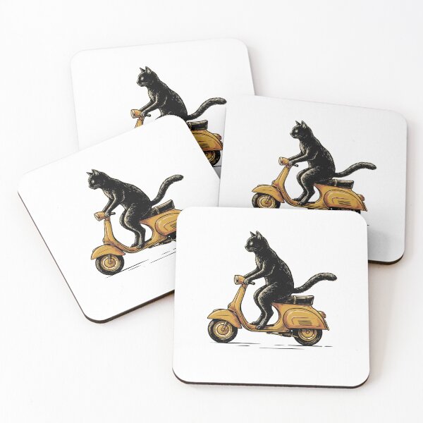 Item preview, Vintage Scooter Cat designed and sold by Roy & Tiffany.