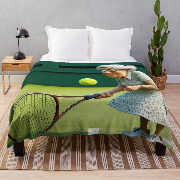 Item preview, Old Fart playing Tennis at designed and sold by Colin Bentham.
