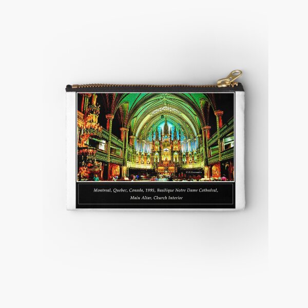 Item preview, Montreal, Quebec, Canada, 1995, Basilique Notre Dame Cathedral, Main Altar, Church Interior designed and sold by AMacGPhilly.
