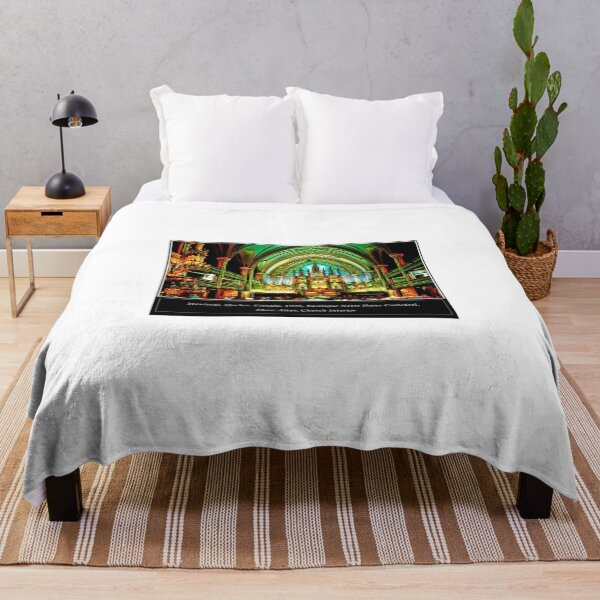 Item preview, Montreal, Quebec, Canada, 1995, Basilique Notre Dame Cathedral, Main Altar, Church Interior designed and sold by AMacGPhilly.
