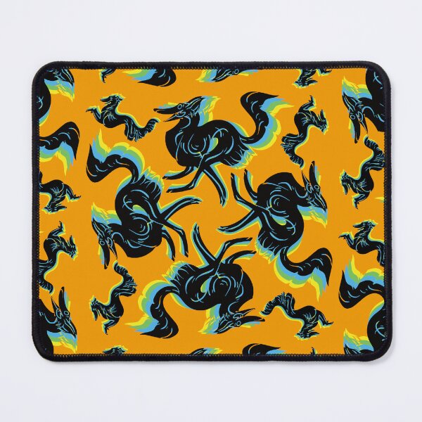 Item preview, WHEE Floral Silken Pattern on gold designed and sold by LauraGarabedian.