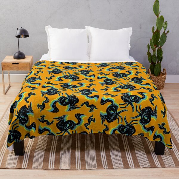Item preview, WHEE Floral Silken Pattern on gold designed and sold by LauraGarabedian.