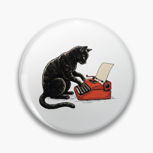 Item preview, Vintage Typewriter Cat designed and sold by Roy & Tiffany.