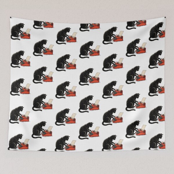Item preview, Vintage Typewriter Cat designed and sold by Roy & Tiffany.