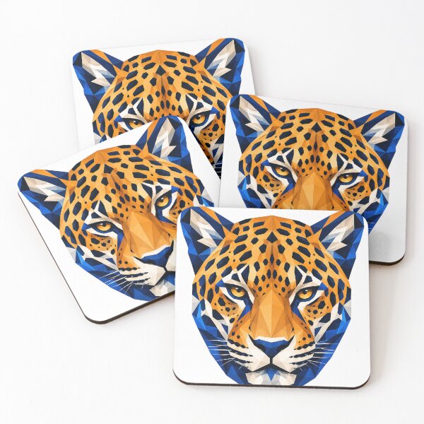 Item preview, Geometric Jaguar Face designed and sold by Wild Studio Designs.