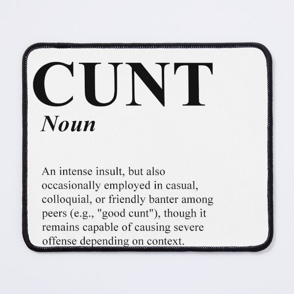 Item preview, Cunt designed and sold by BlackThistleArt.
