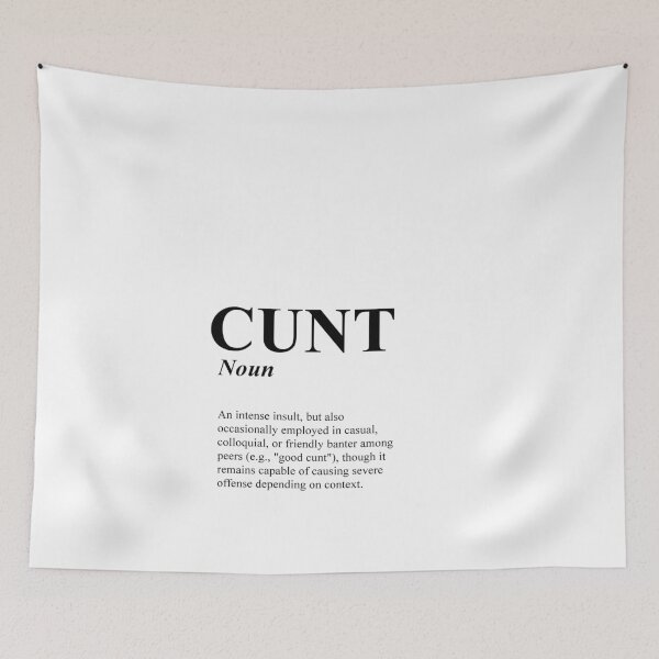 Item preview, Cunt designed and sold by BlackThistleArt.