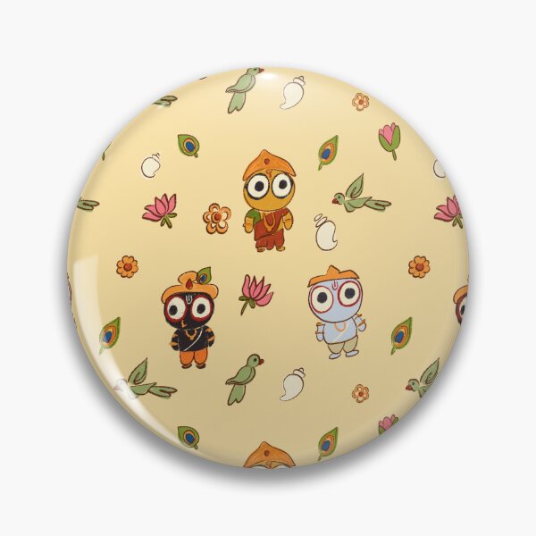 Item preview, Jagannath seamless pattern  designed and sold by Puppetcult.