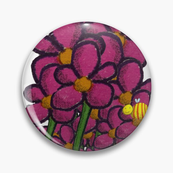 Item preview, Flowers and bee designed and sold by Glenbobagins.