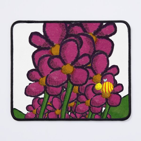Item preview, Flowers and bee designed and sold by Glenbobagins.