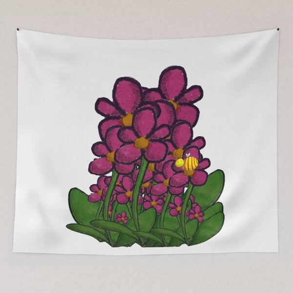 Item preview, Flowers and bee designed and sold by Glenbobagins.