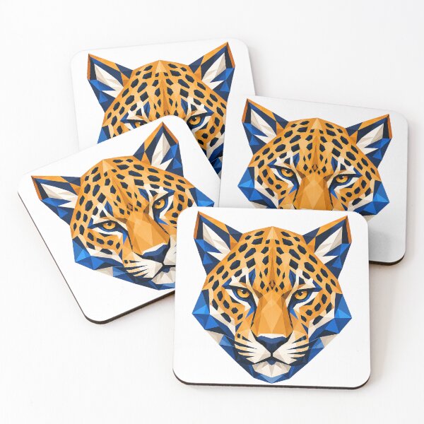 Item preview, Geometric Leopard Face designed and sold by Wild Studio Designs.