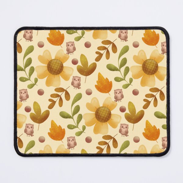Item preview, Fall and Autumn Owls and Sunflowers designed and sold by Lavender Mint Graphics.