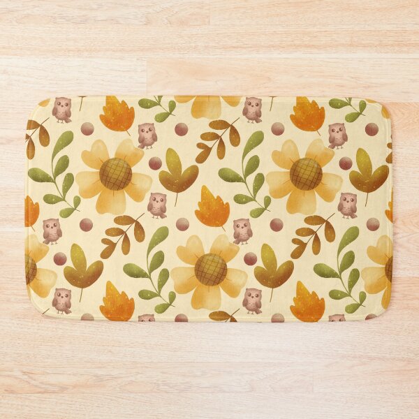 Item preview, Fall and Autumn Owls and Sunflowers designed and sold by Lavender Mint Graphics.