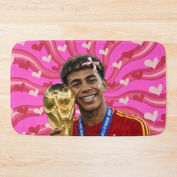Item preview, Cute Lamine Yamal with trophy designed and sold by SuchWowDesign.
