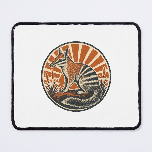 Item preview, Numbat Australian Animal Vintage Sunburst designed and sold by AntiqueImages.