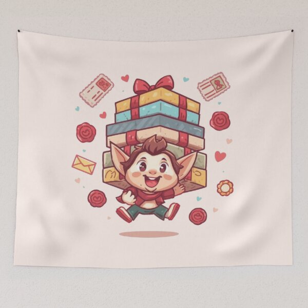 Item preview, Mail Gremlin | Adorable Letter Collector Mascot Sticker designed and sold by Stylestickers55.