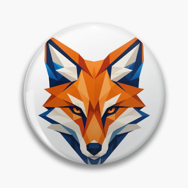Item preview, Geometric Fox Face designed and sold by Wild Studio Designs.