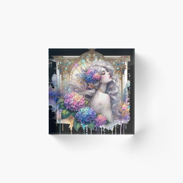 Item preview, Vintage Hydrangea Reverie designed and sold by EdicrisR.