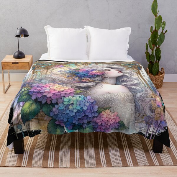 Item preview, Vintage Hydrangea Reverie designed and sold by EdicrisR.